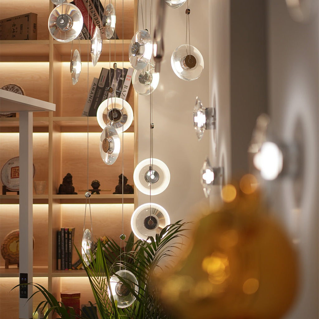 Clear Pendant Light Modern Minimalist Ceiling Fixture