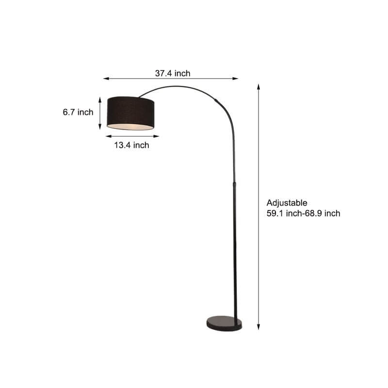 Marble Base Adjustable Arc Floor Lamp with Shade

Illuminate your space with our stylish Marble Base Adjustable Arc Floor Lamp. This modern lighting solution features a sleek design that enhances any decor while providing versatile lighting options. Ideal