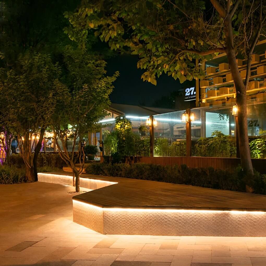 Modern Waterproof Outdoor LED Step Light - Flexible Landscape Lighting
