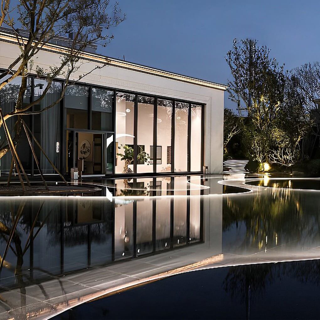 Modern Waterproof Outdoor LED Step Light - Flexible Landscape Lighting