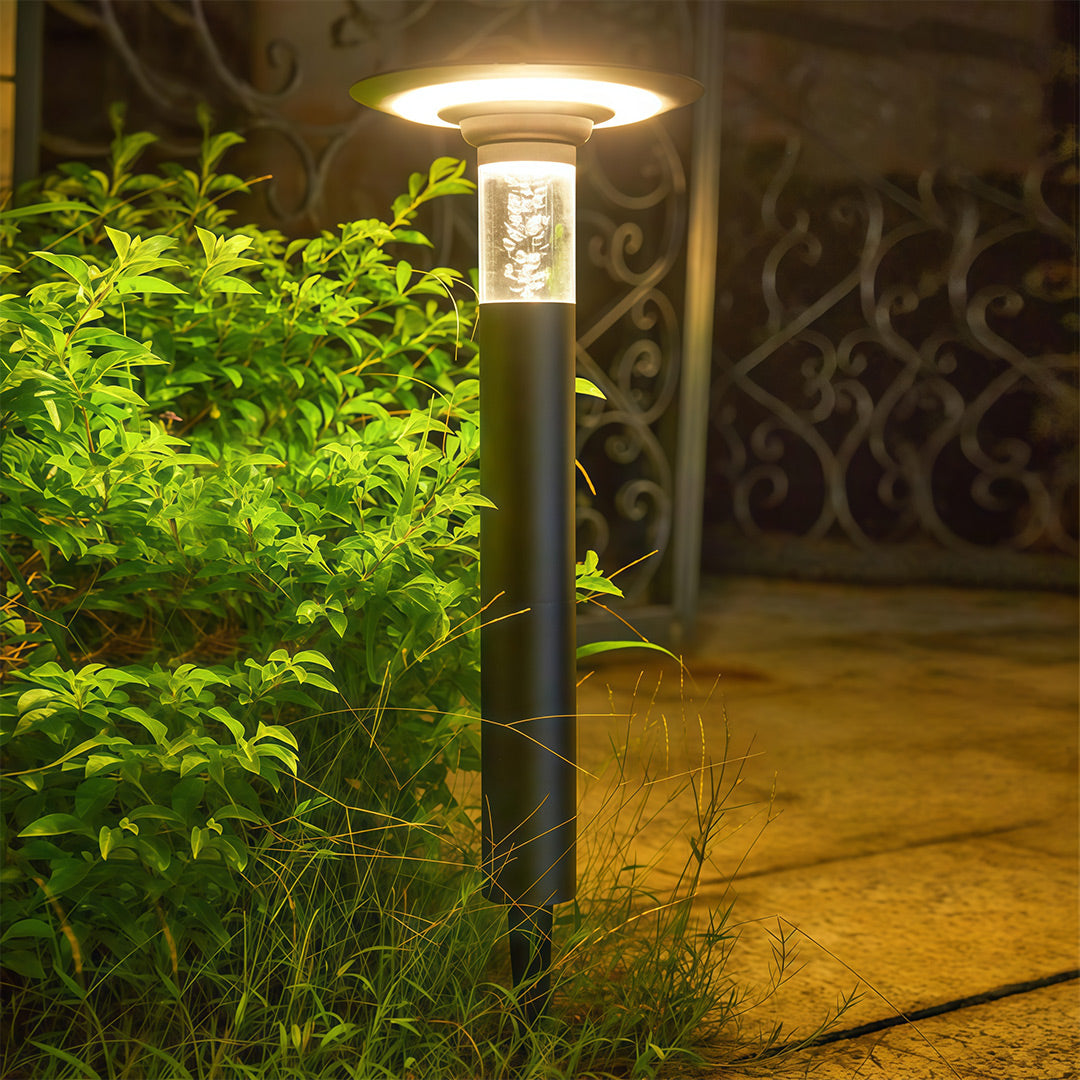 Solar Outdoor Path Lights - Waterproof Ground Stake Lighting for Garden and Walkway