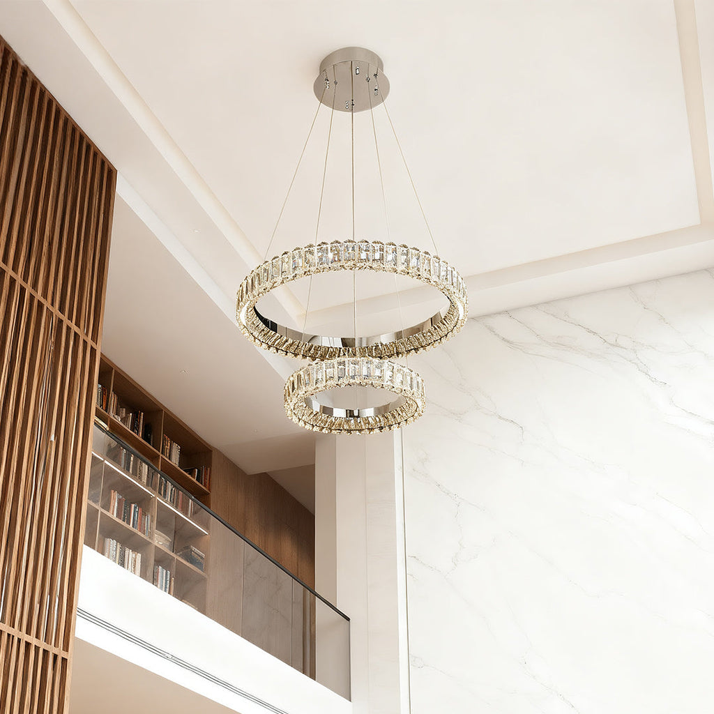Circle Chandelier Minimalist Luxury Ceiling Light Ring