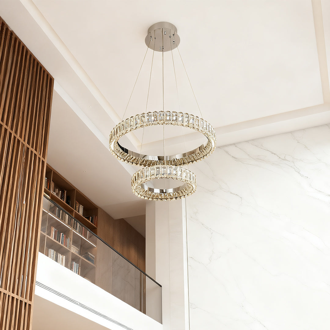 Circle Chandelier Minimalist Luxury Ceiling Light Ring