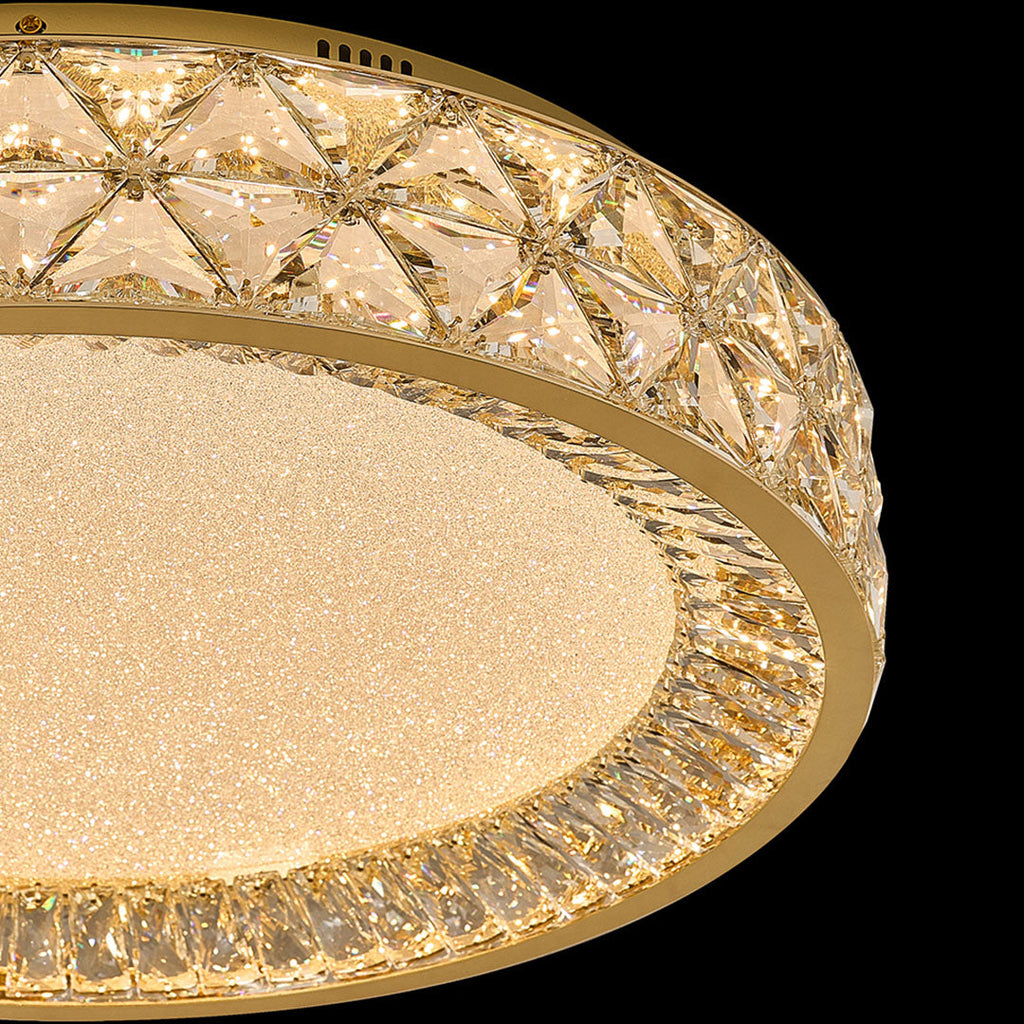Luxury Crystal Flush Mount Ceiling Light | Decorative Lighting Fixture