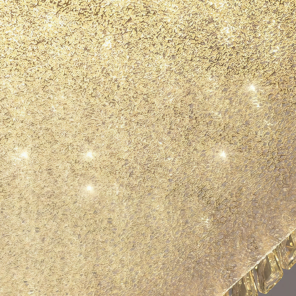 Flush Mounted LED Crystal Lamp - Luxury Eye-Protecting Light Fixture