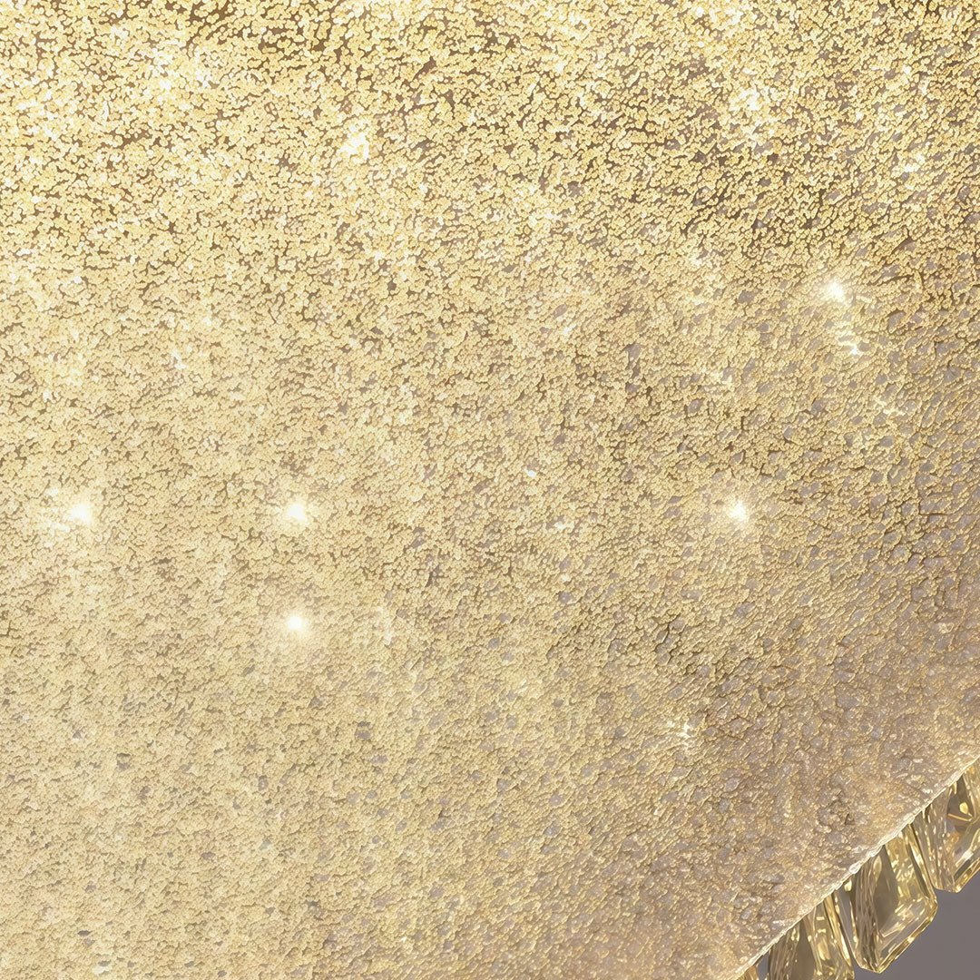 Flush Mounted LED Crystal Lamp - Luxury Eye-Protecting Light Fixture