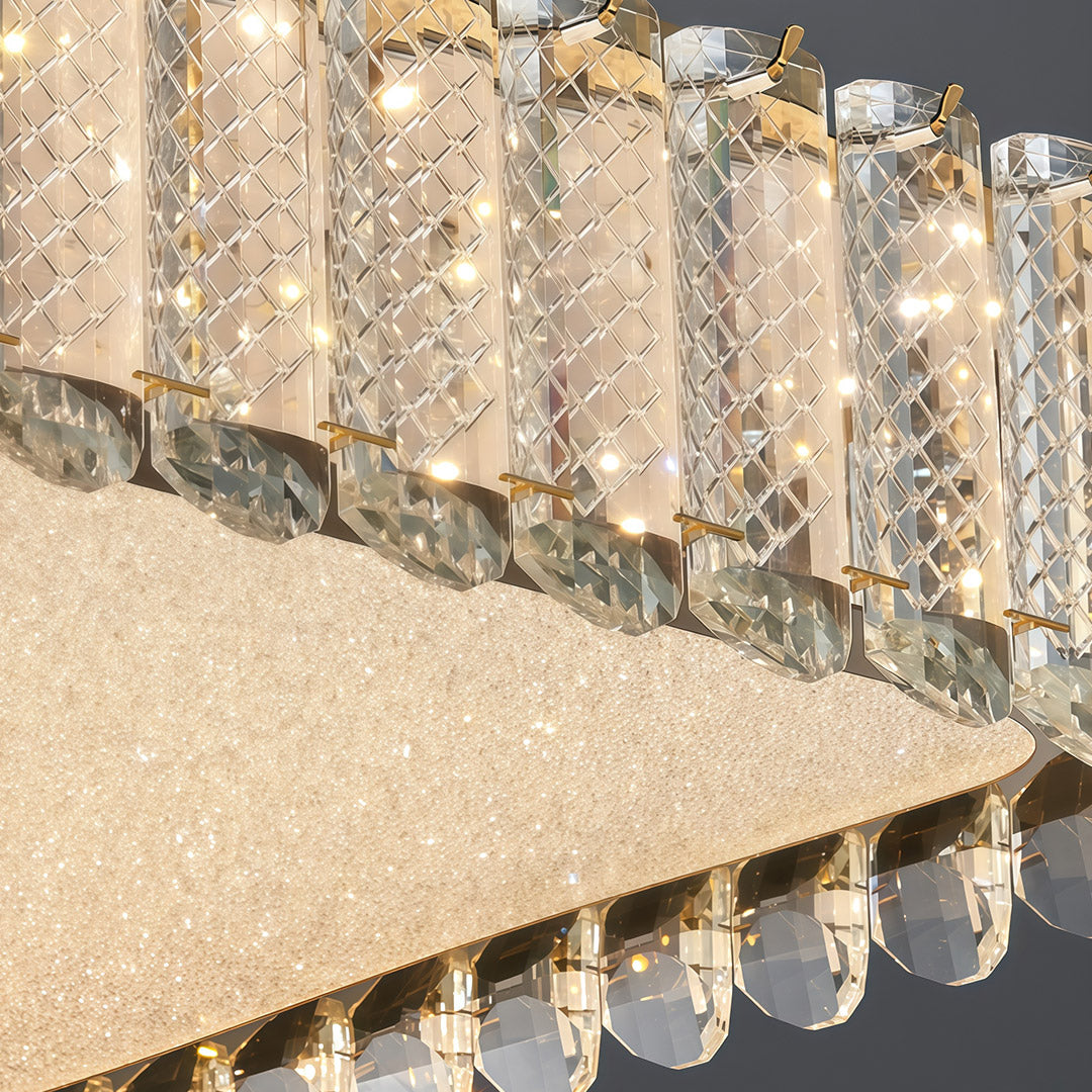 Flush Mount Crystal LED Luxury Light Fixture