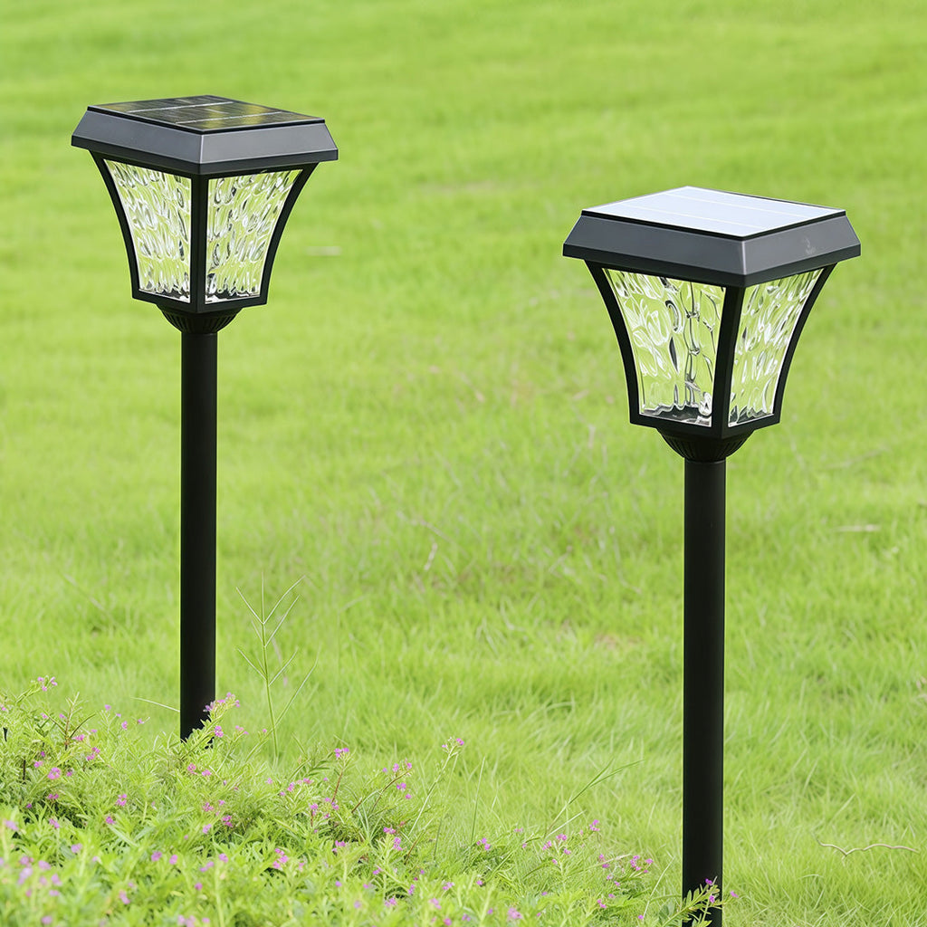Title: Waterproof Solar Path Lights - Stylish Outdoor Lighting

Description: Illuminate your garden, pathway, or driveway with our Waterproof Solar Path Lights. These energy-efficient outdoor solar lights feature durable, weather-resistant construction fo