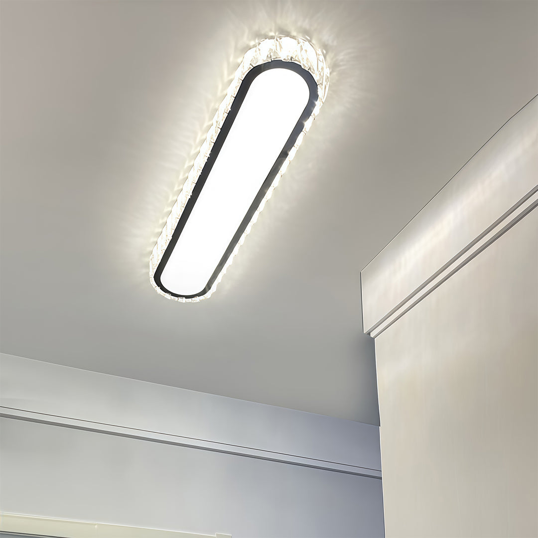Minimalist LED Flush Mount Light Fixture - Modern Luxury Lamp