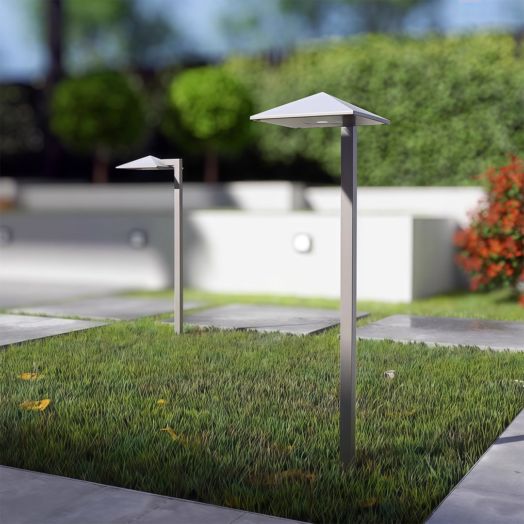 Modern Waterproof Plug-in Pathway Lights - Minimalist Outdoor Lighting Solution