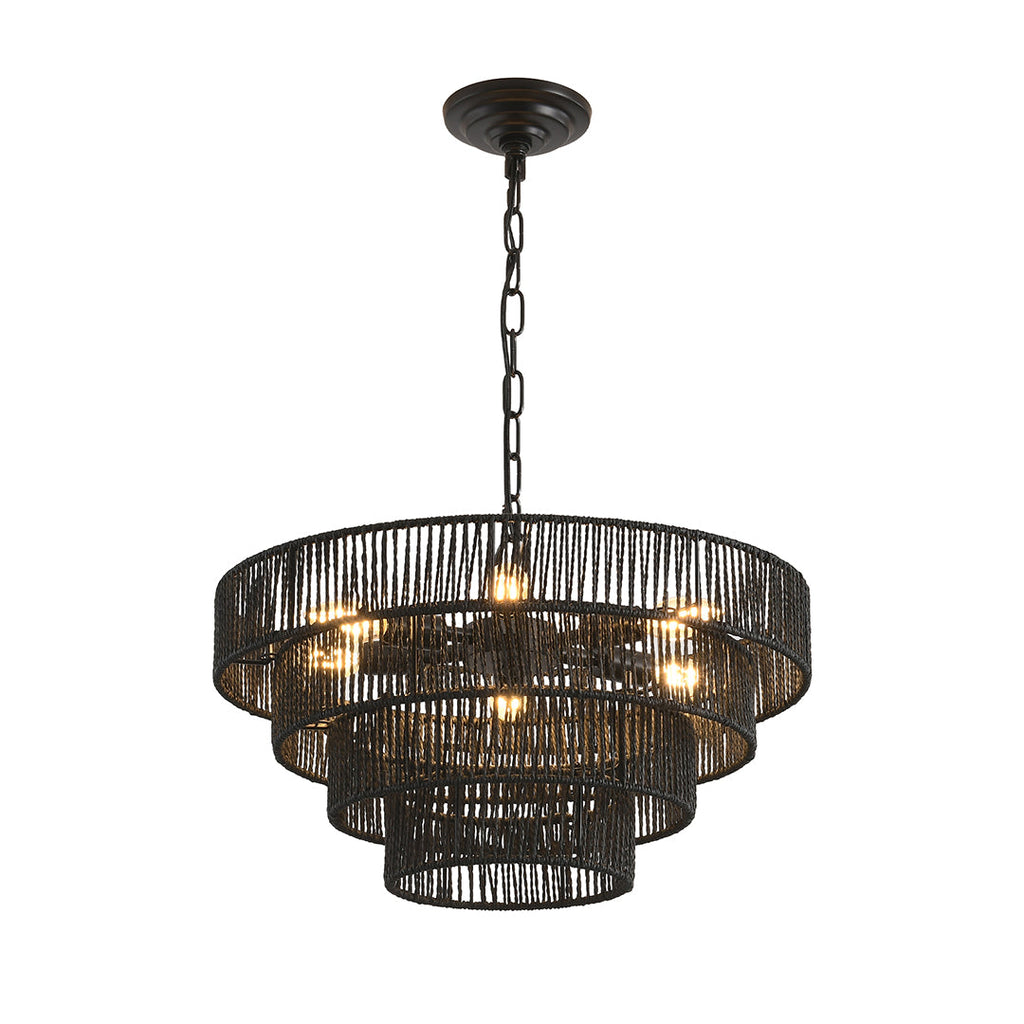 Japanese Zen Chandelier | Creative Ceiling Lights | Art-Inspired Design | Tranquil Home Decor | Unique Pendant Lighting