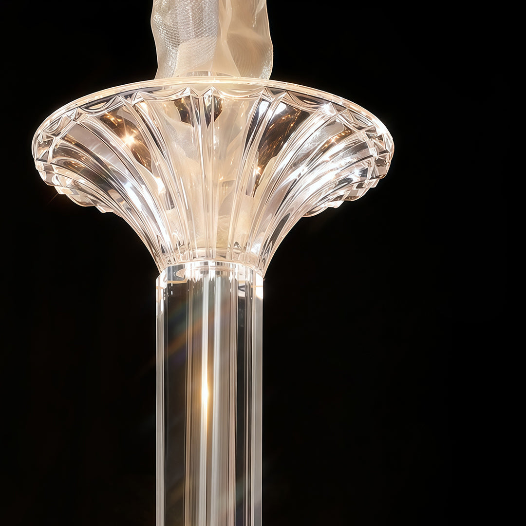 French Elegant Art Glass Chandelier | Luxury Ceiling Light Fixtures