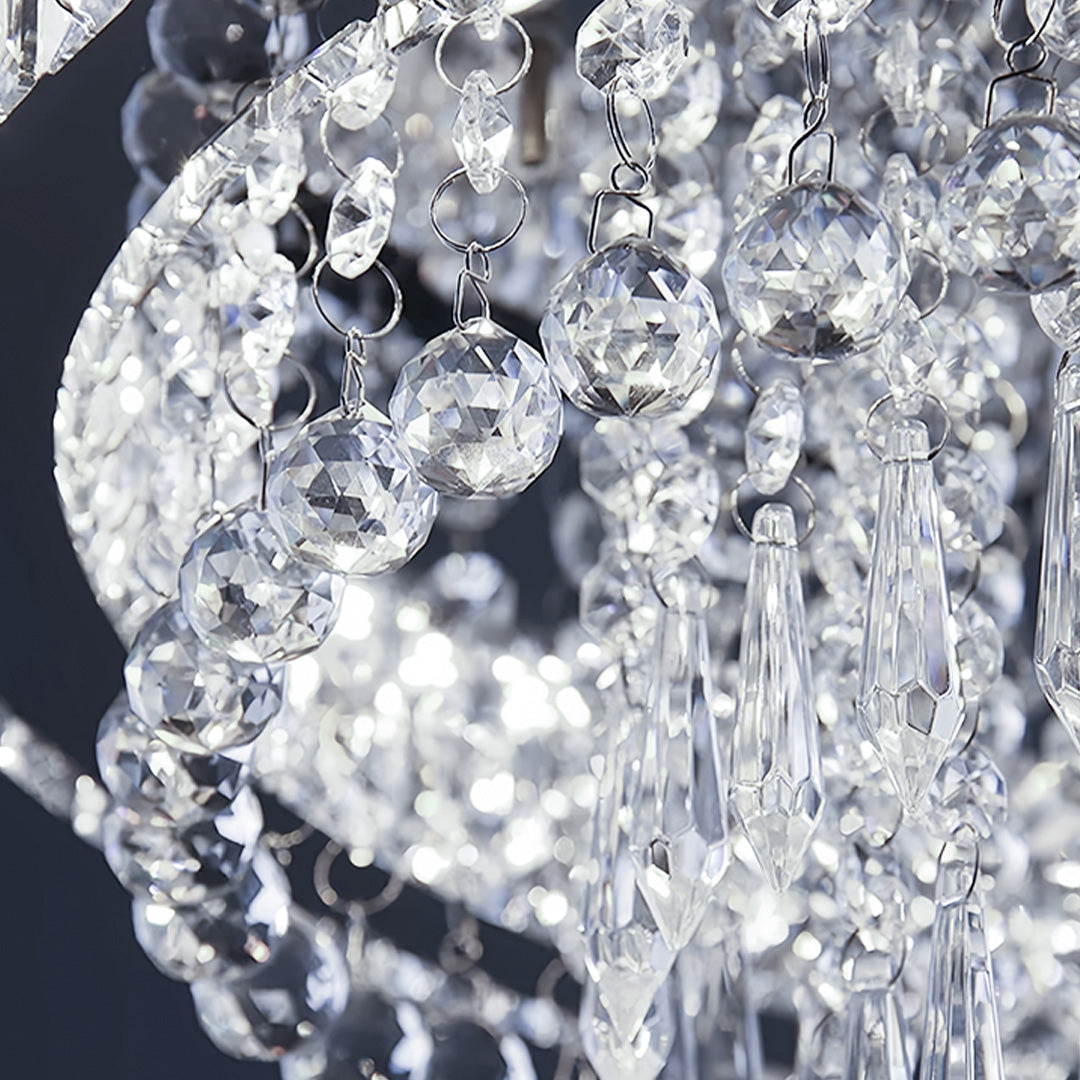 Gold Flush Mount Light - Modern Luxury Round Ceiling Fixture