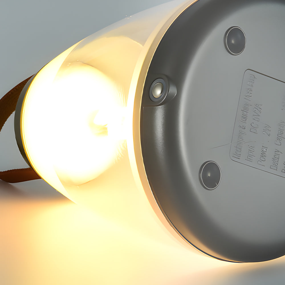 Portable Battery Powered Outdoor Spiral LED Lamp - Stylish and Versatile Lighting Solution for Patios, Camping, and Garden Use.