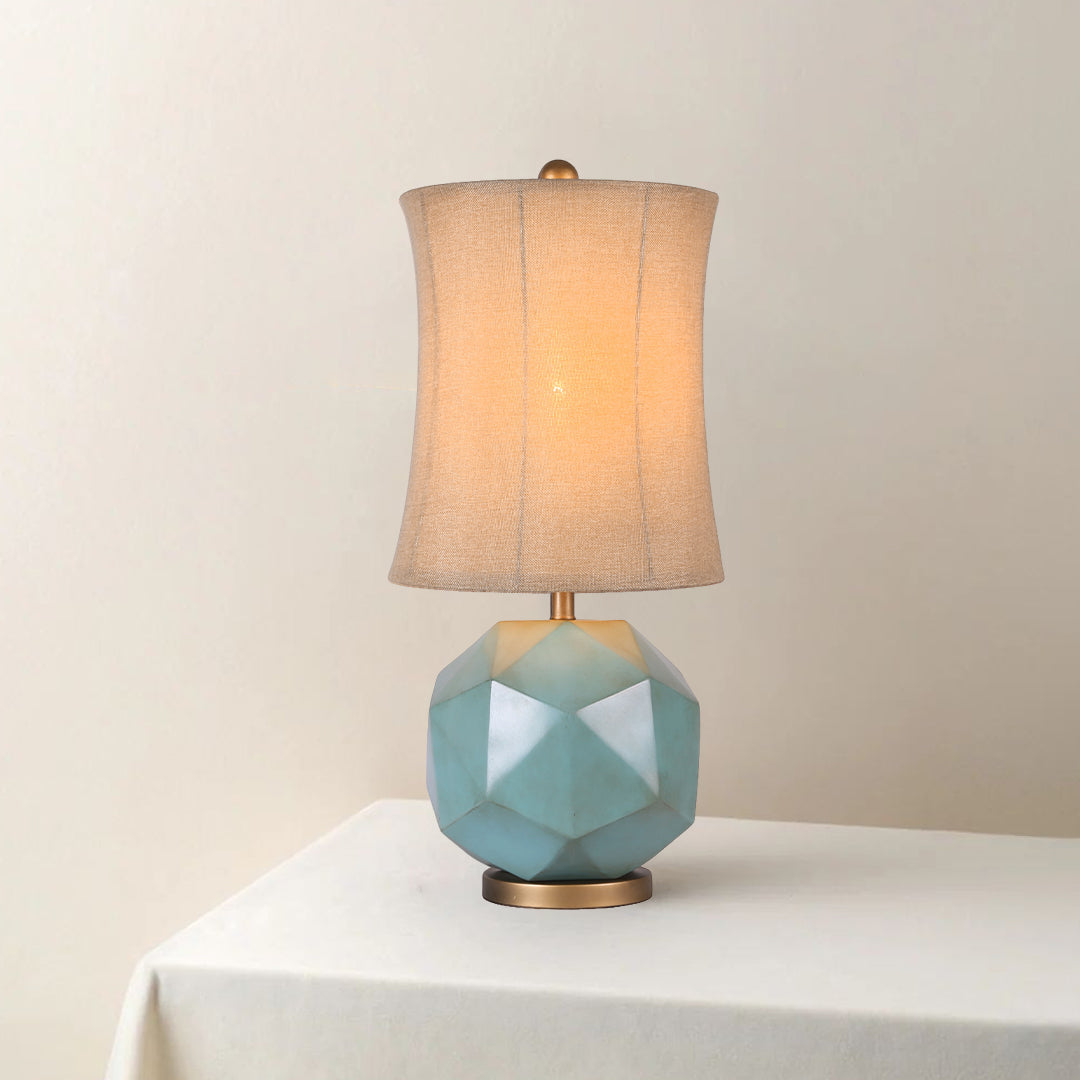 Modern Industrial Fabric Table Lamp - Stylish Decorative Lighting for Home & Office