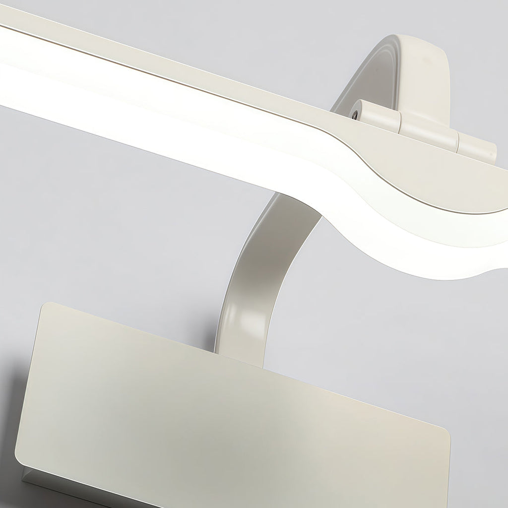 White Bathroom Vanity Lights Waterproof Adjustable LED Lamp | Modern Bathroom Lighting | Dimmable LED Vanity Fixtures | Energy-Efficient Lighting | Indoor Waterproof Vanity Light | Stylish Bathroom Lighting Solutions | Easy Installation | Contemporary LED
