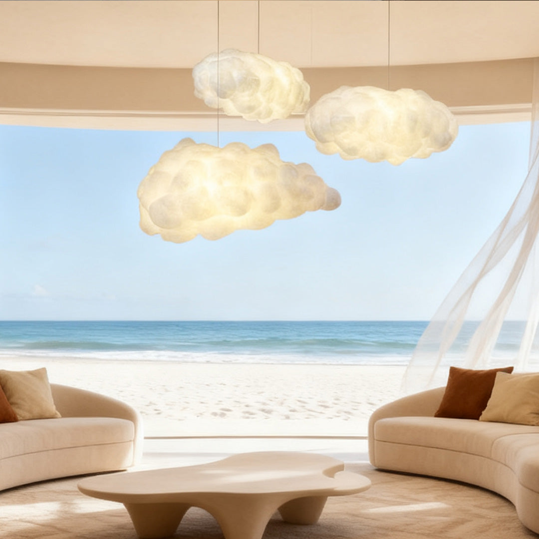 Cloud Pendant Light Modern Art Ceiling Fixture Stylish Lighting Design