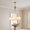 Bubble Glass Chandelier - Chic Luxurious Ceiling Light, Nordic Design, Unique Home Decor