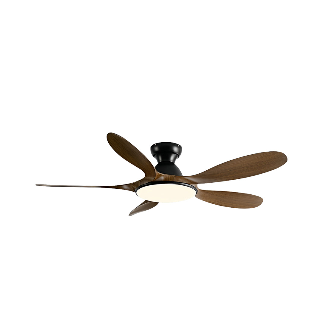 5 Blade Ceiling Fan with Light - ABS Blades, Metal Body, Modern Design