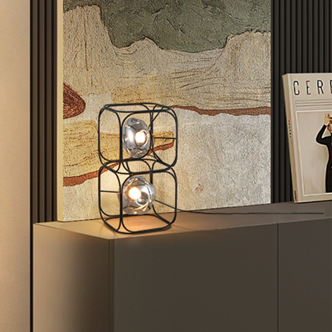 LED Eye-Care Cube Table Lamp - Stackable Cube Lights for Home Decor, Office, and Nightstand