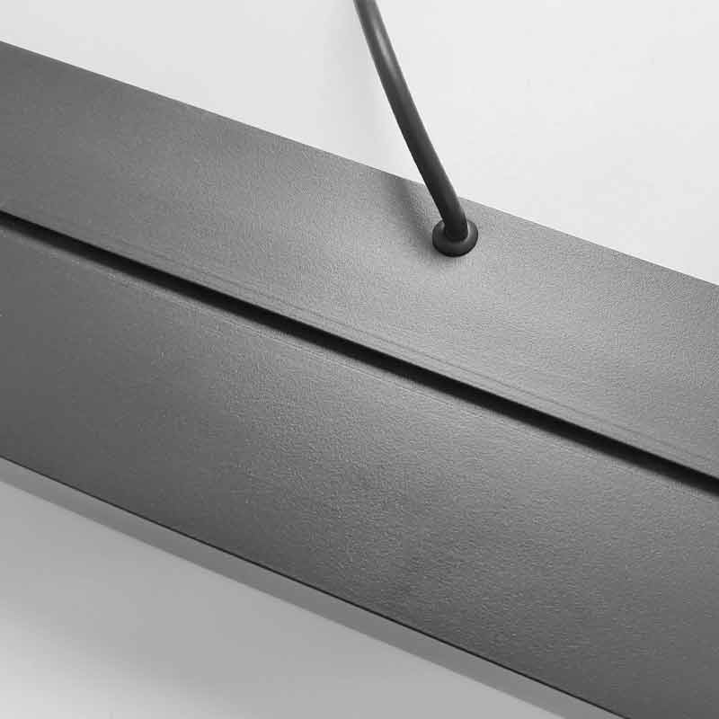 Modern Rectangular LED Linear Pendant Light - Commercial Lighting Solution