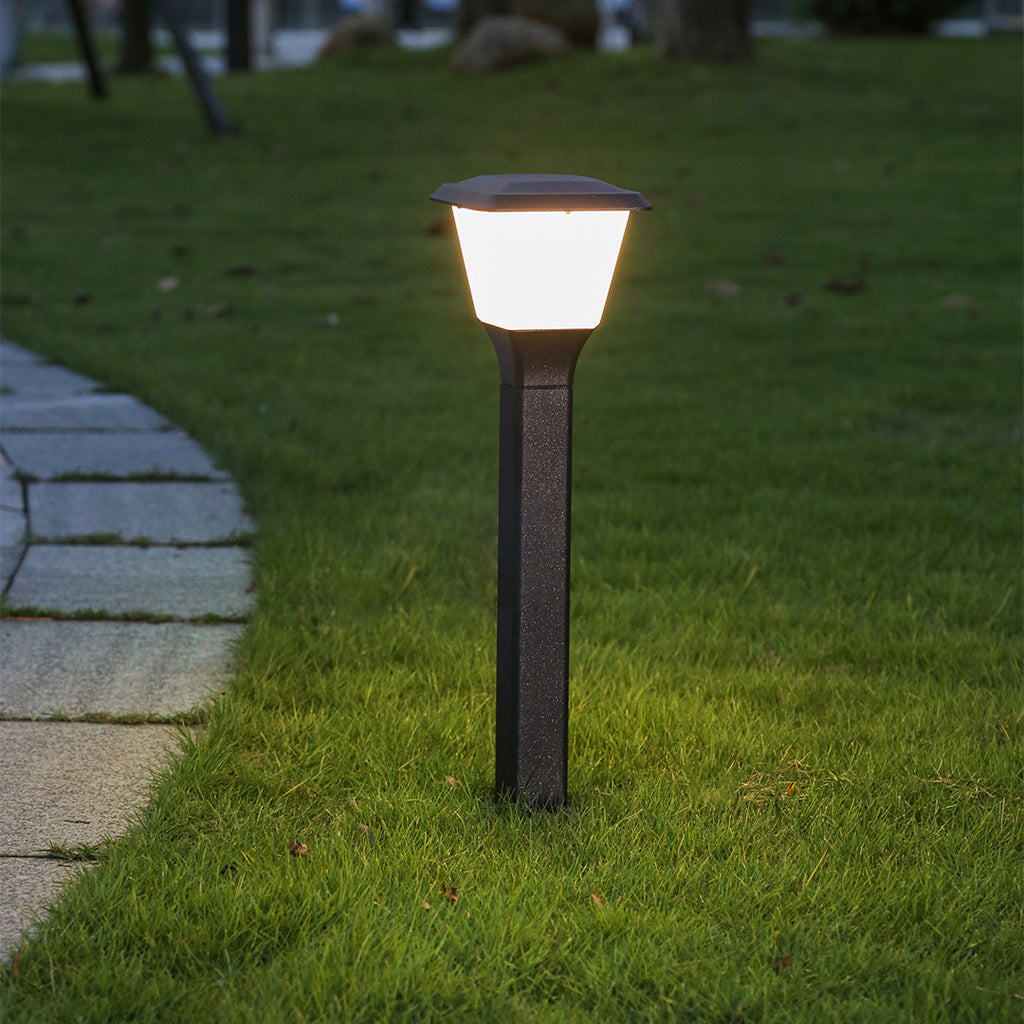 Minimalist Modern 6.5-Inch LED Bollard Garden Light Outdoor