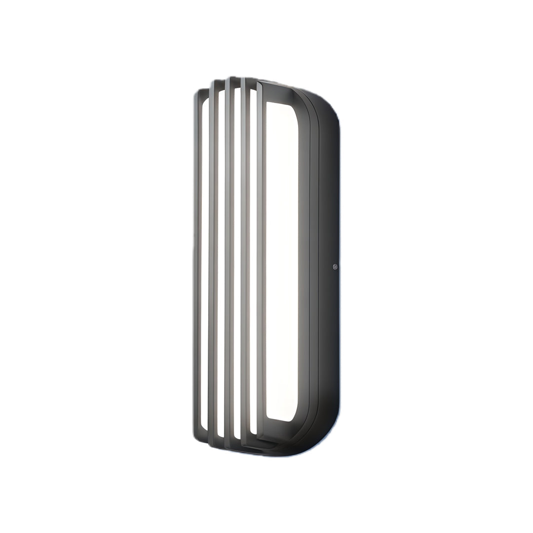 Wall-Mounted Waterproof Black Linear Outdoor Light