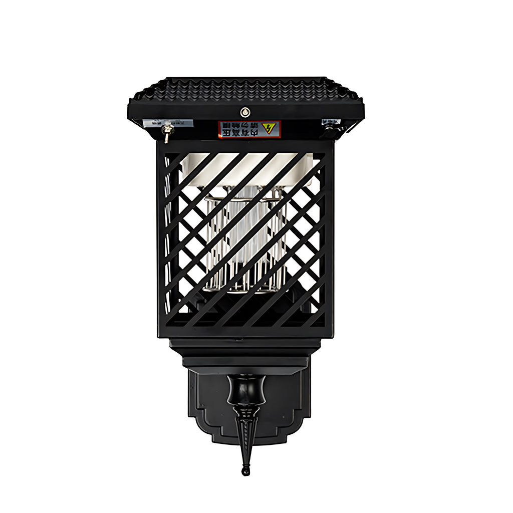 Compact Solar-Powered Black Landscape Lighting - Waterproof Stainless Steel Outdoor Fixtures