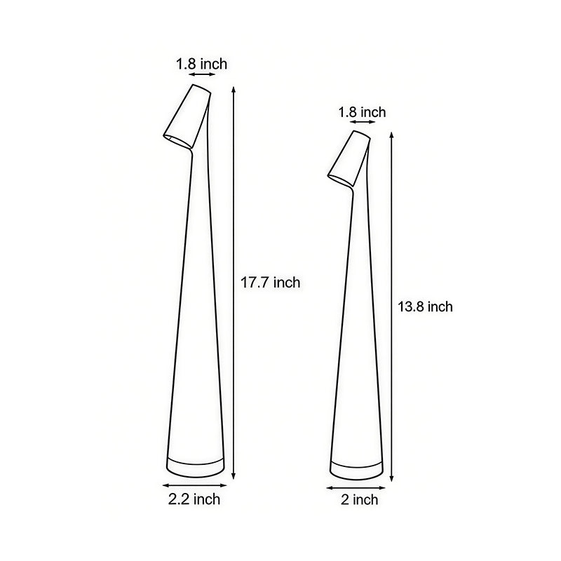 Cone Shaped Modern LED Dimmable Metal Table Lamp - Sleek Light Design