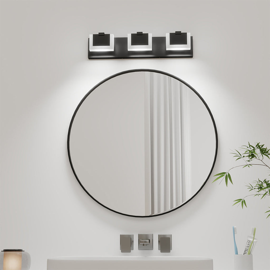 Nordic Chrome Bathroom LED Vanity Lights, Modern Mirror Light Fixture, Energy-Efficient Lighting, Adjustable Brightness, Stylish Wall Sconces for Makeup and Grooming, Contemporary Home Decor, Sleek Design for Bathrooms and Dressing Tables