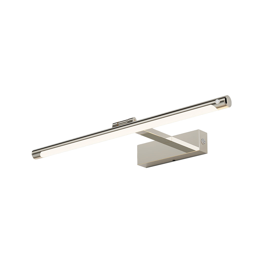 Modern Bathroom Vanity Light Minimalist White Acrylic Linear Light LED Fixture Contemporary Wall Sconce Stylish Illumination Home Decor Bright Lighting Adjustable Height Energy Efficient Modern Design for Home Renovation and Remodeling