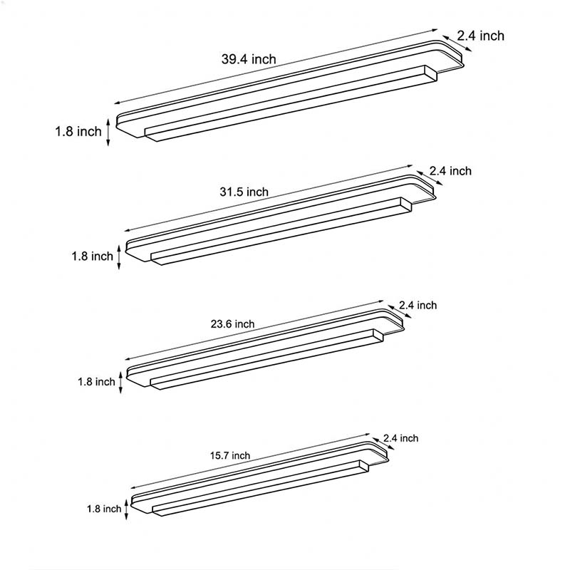 Contemporary Bathroom Vanity Lighting Modern Linear Light Fixture LED Bathroom Lights Stylish Vanity Light for Modern Bathrooms Ultra-Slim Design Bright Adjustable Lighting Energy Efficient Elegant Home Decor