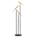 Bird Floor Lamp - 3-Head Contemporary Accent Lamp, Artistic Modern Lighting