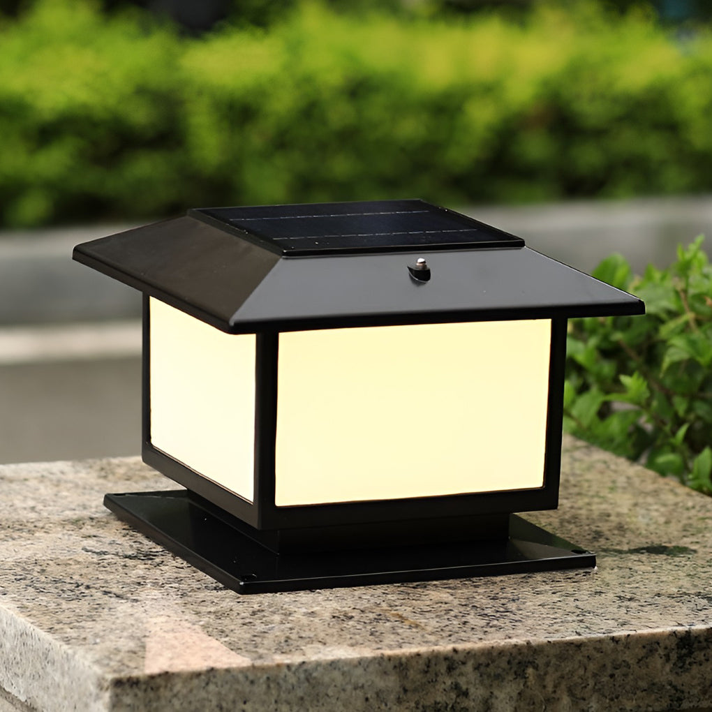 Modern LED Outdoor Pillar Lights - Waterproof Fence Lighting