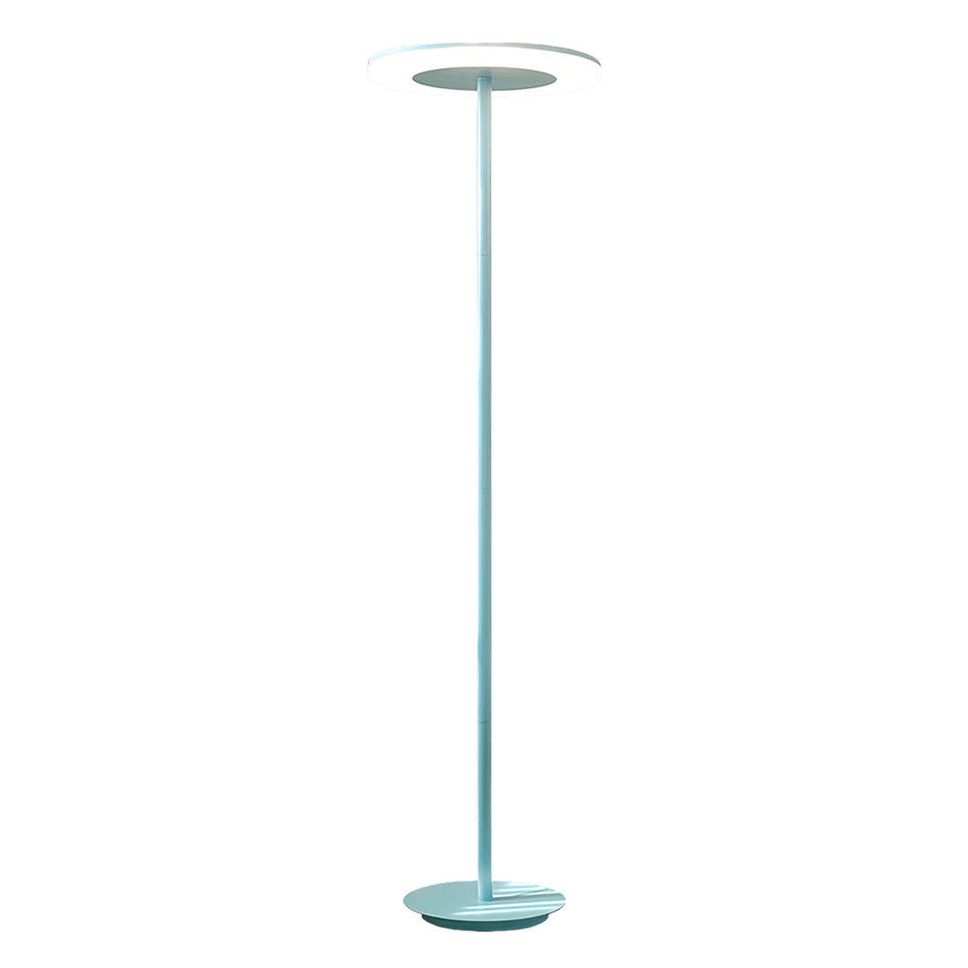 Colored Macaron Dimmable Floor Lamp - Modern Round Head Standing Light