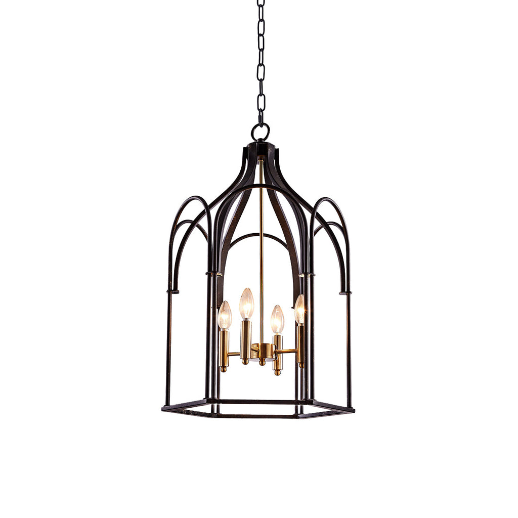Lantern Chandelier Vintage Industrial Ceiling Light