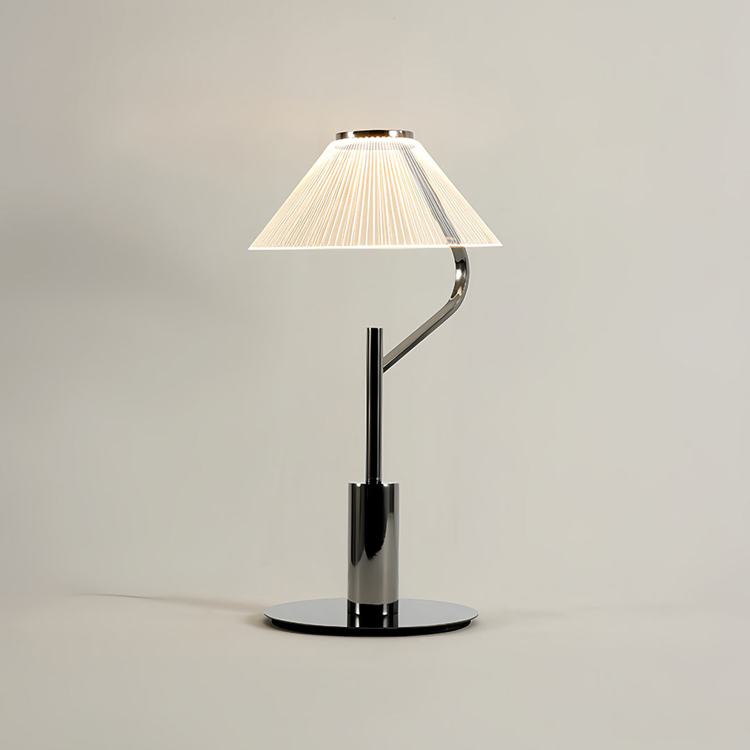 Elegant Chrome Acrylic LED Floor Lamp - Luxury Standing Light