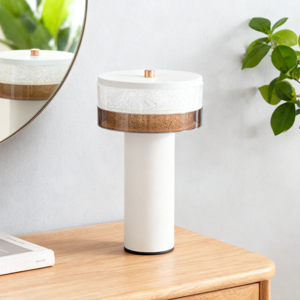 Cylindrical Nordic Iron Table Lamp - Sleek Decorative Light