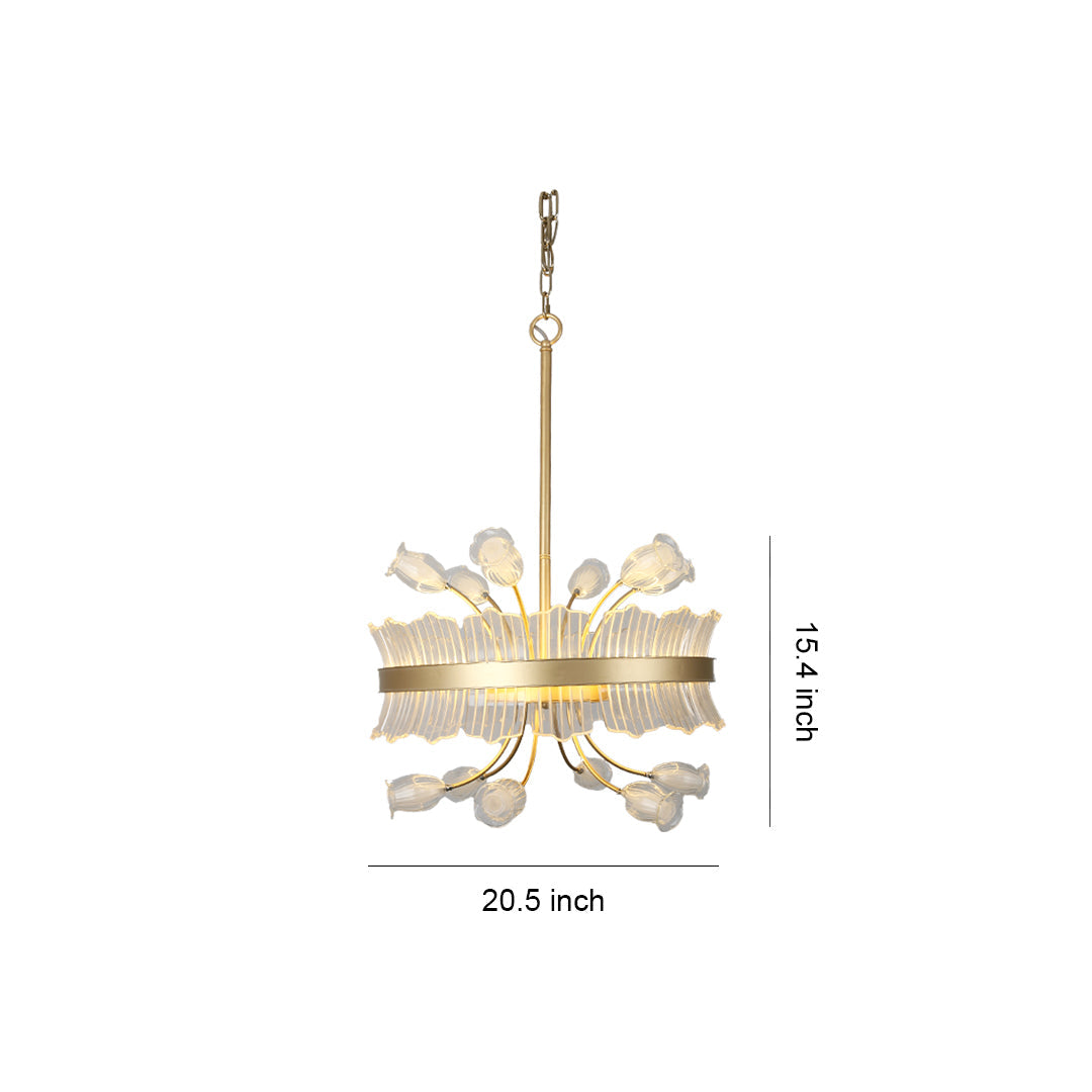 Blossom Chandelier Adjustable Nordic Ceiling Light - Elegant Luxurious Design