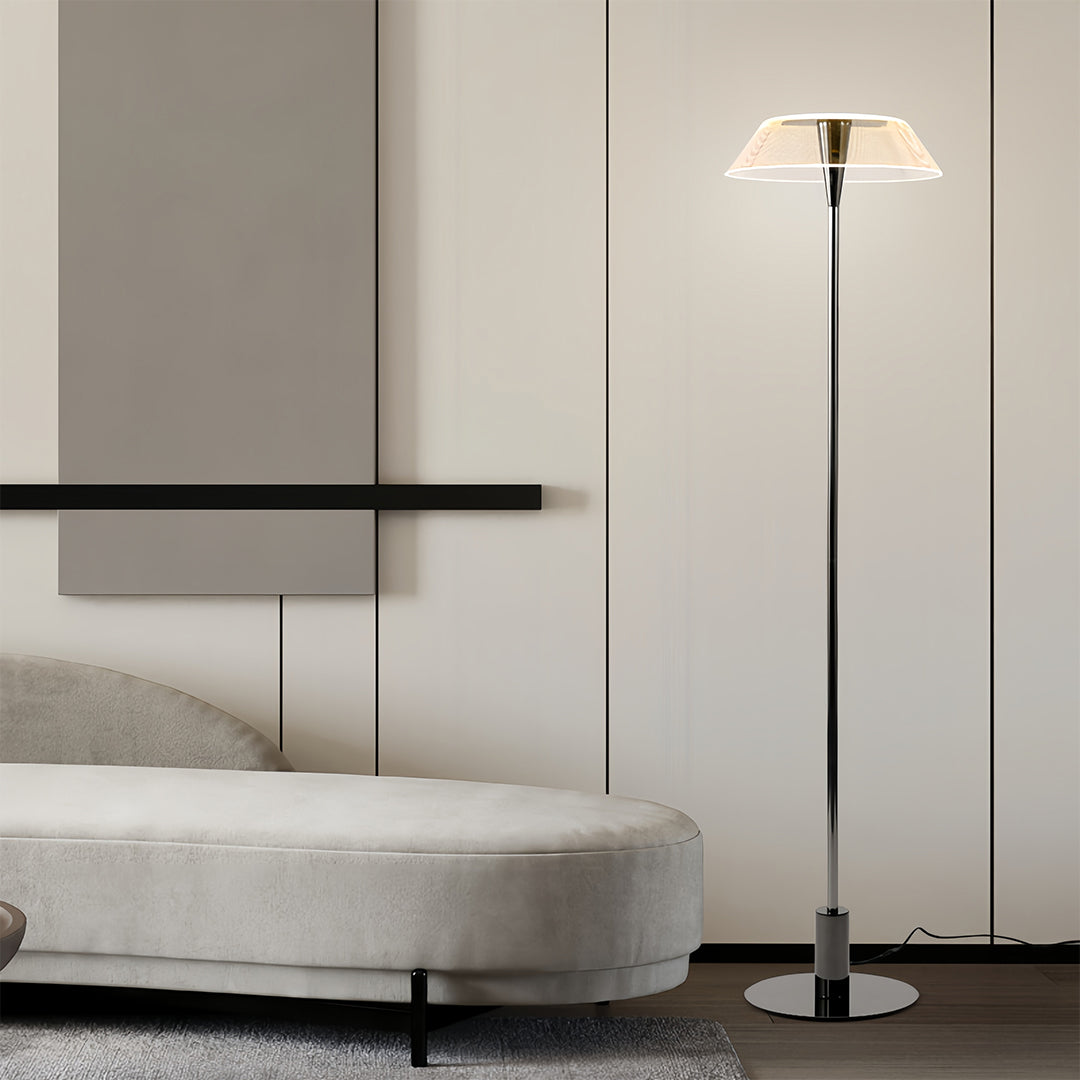 Minimalist Slimline Floor Lamp - Contemporary Craft Standing Lamp