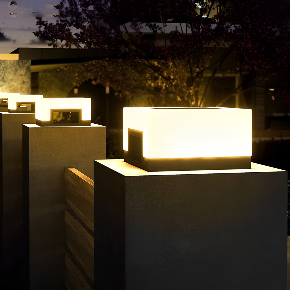 Minimalist Square Waterproof LED Lawn Lights