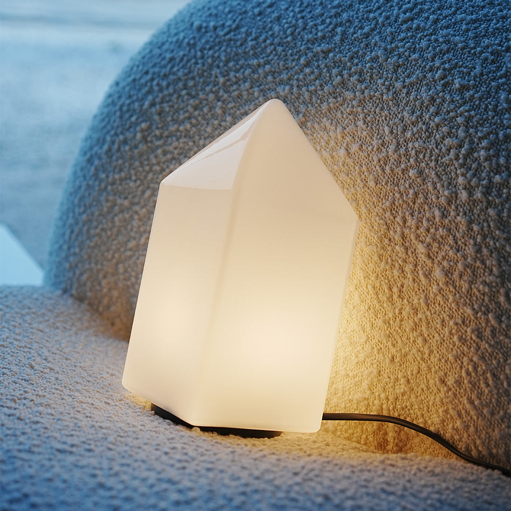 Modern White Table Lamp - Creative Ambient Night Light for Home Decor