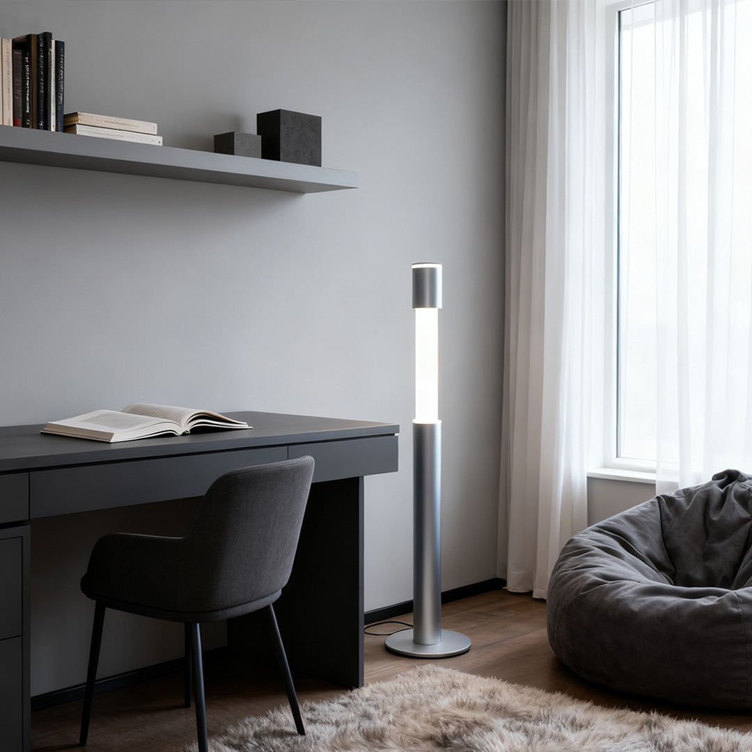 Elegant Minimalist Gray Italian Floor Lamp - Creative Design Lighting