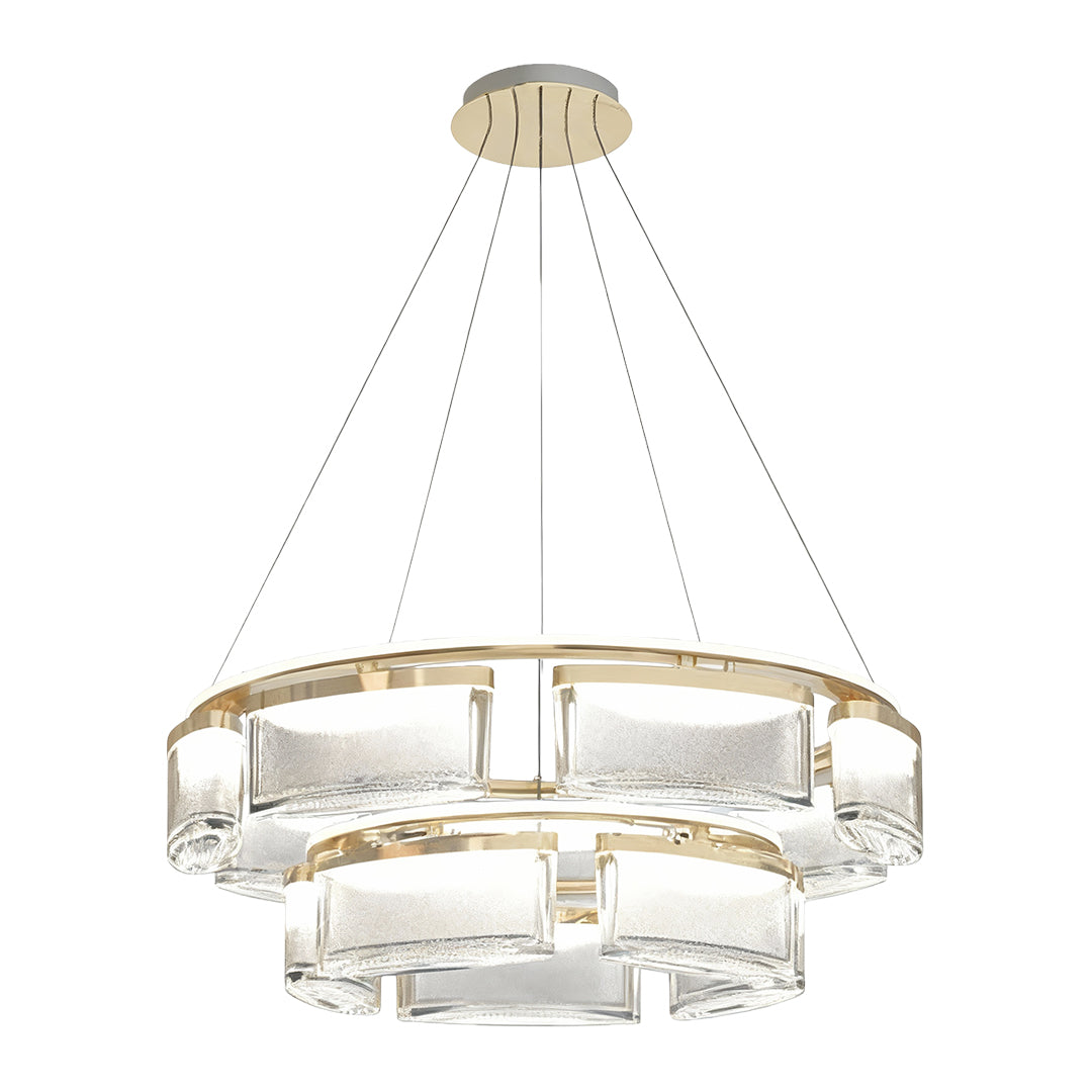 Luxury Modern Aluminum Chandelier Crystal Ceiling Lights