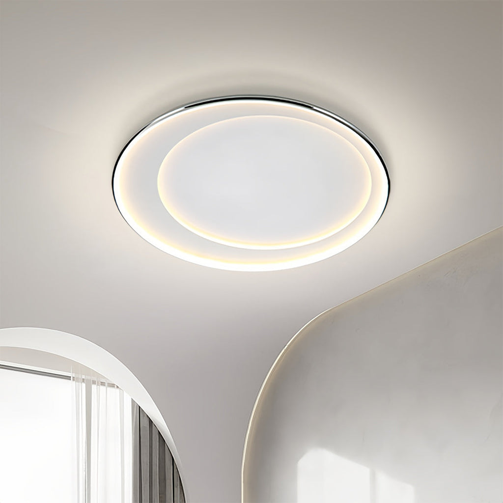 Modern Minimalist LED Round Flush Mount Ceiling Light