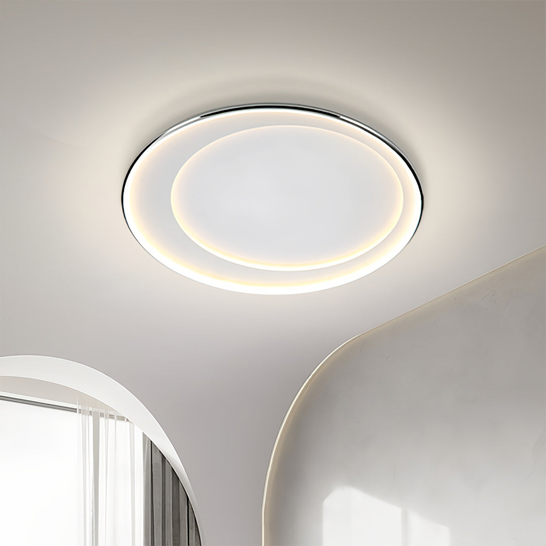 Modern Minimalist LED Round Flush Mount Ceiling Light