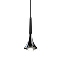 Contemporary Teardrop Metal Mini Pendant Light