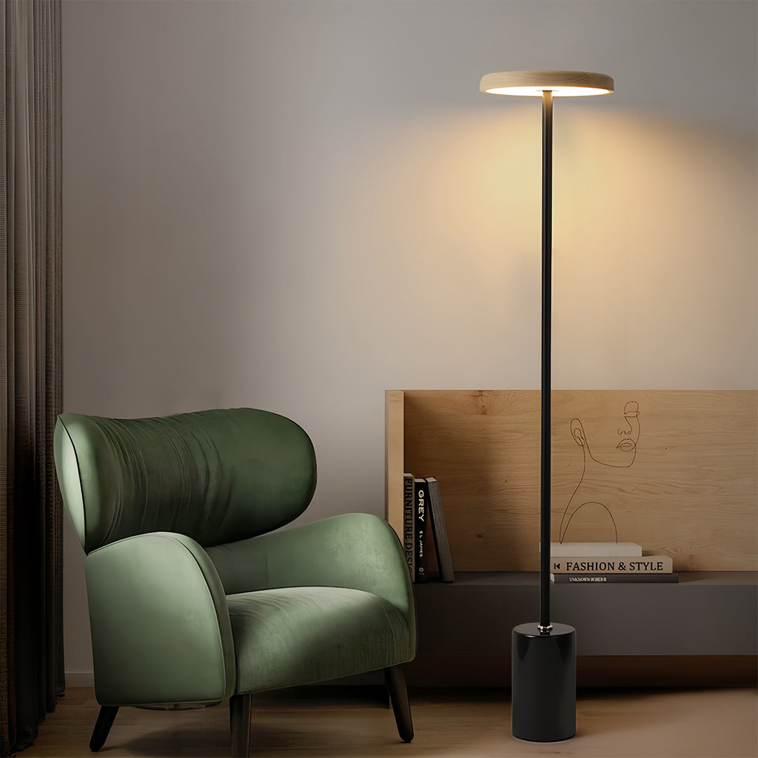 Minimalist Dimmable LED Floor Lamp - Modern Uplight Standing Light