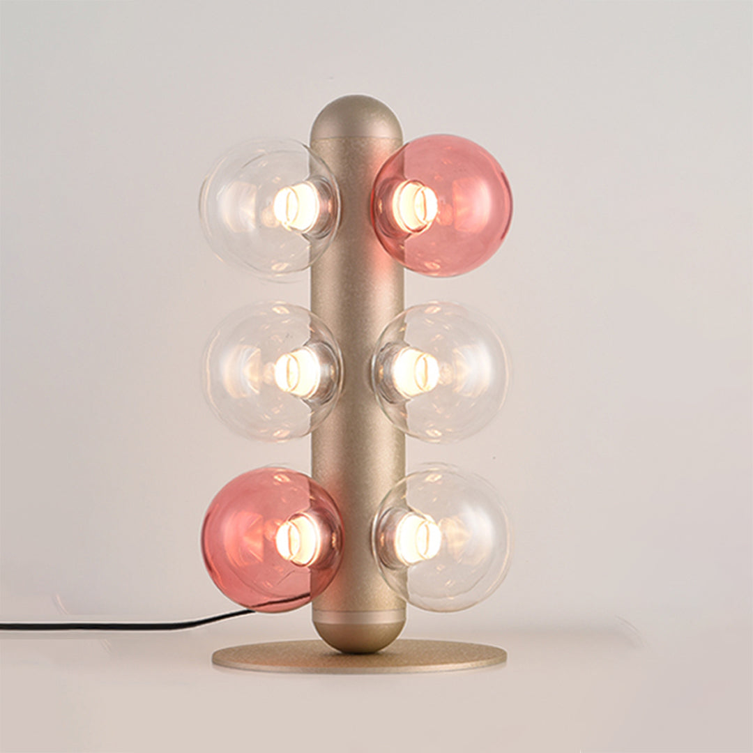 Minimalist LED Glass Bubble Table Lamp - Multi-ball Decorative Light for Home Decor
