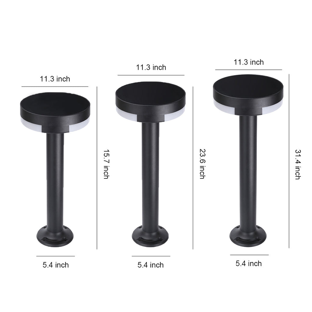 Modern Outdoor Waterproof Metal Pathway Light - Durable, Stylish, Solar Landscape Lighting for Gardens and Walkways